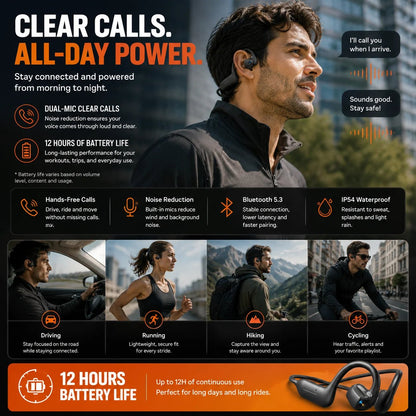🏆 50K+ SOLD! 49% OFF🎧 8MP Smart Camera Open-Ear Headset – POV Video, Calls & AI Assistance 🎥⛺