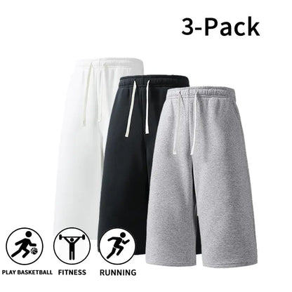 Men’s Athletic Sweat Shorts – Lightweight Drawstring Workout Shorts for Basketball, Running & Gym Training