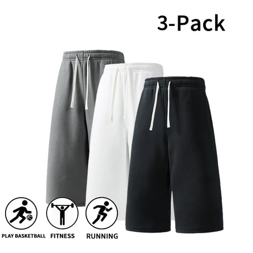 Men’s Athletic Sweat Shorts – Lightweight Drawstring Workout Shorts for Basketball, Running & Gym Training