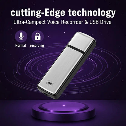 USB Flash Drive Voice Recorder 2-in-1