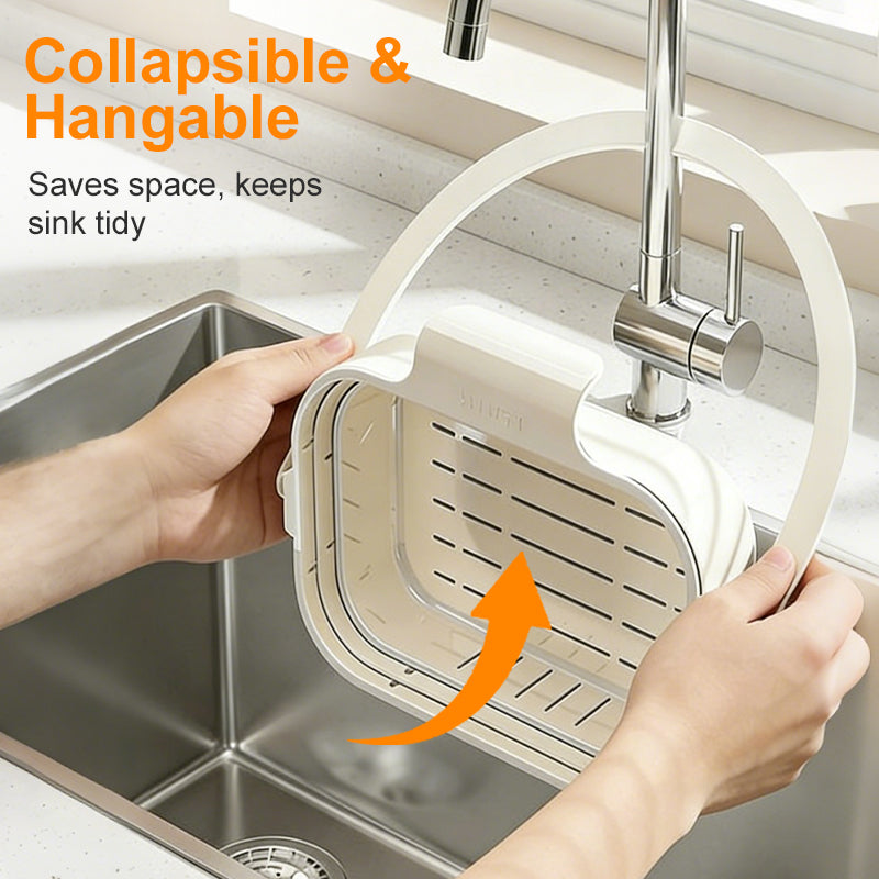 🥦50% OFF!🍅Collapsible Faucet-Hanging Sink Strainer Basket