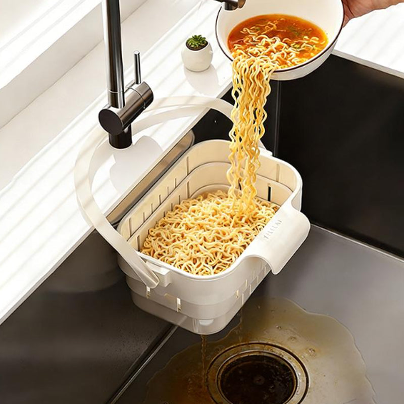🥦50% OFF!🍅Collapsible Faucet-Hanging Sink Strainer Basket