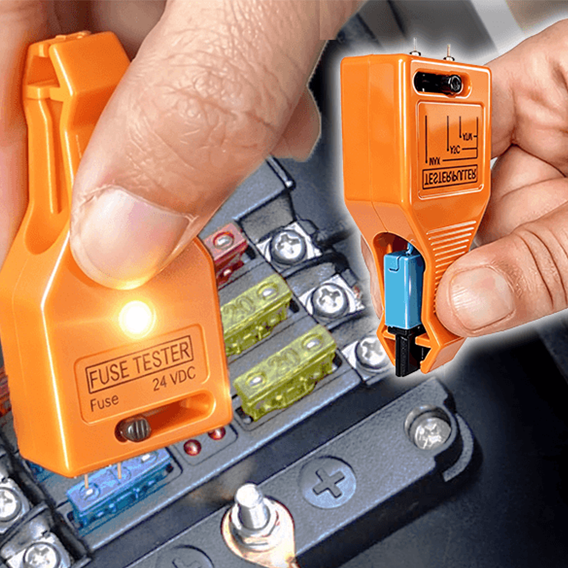 🔥🎁🔧⚡ Fuse tester & extractor – 2-in-1, adjustable, easy blown fuse detection!